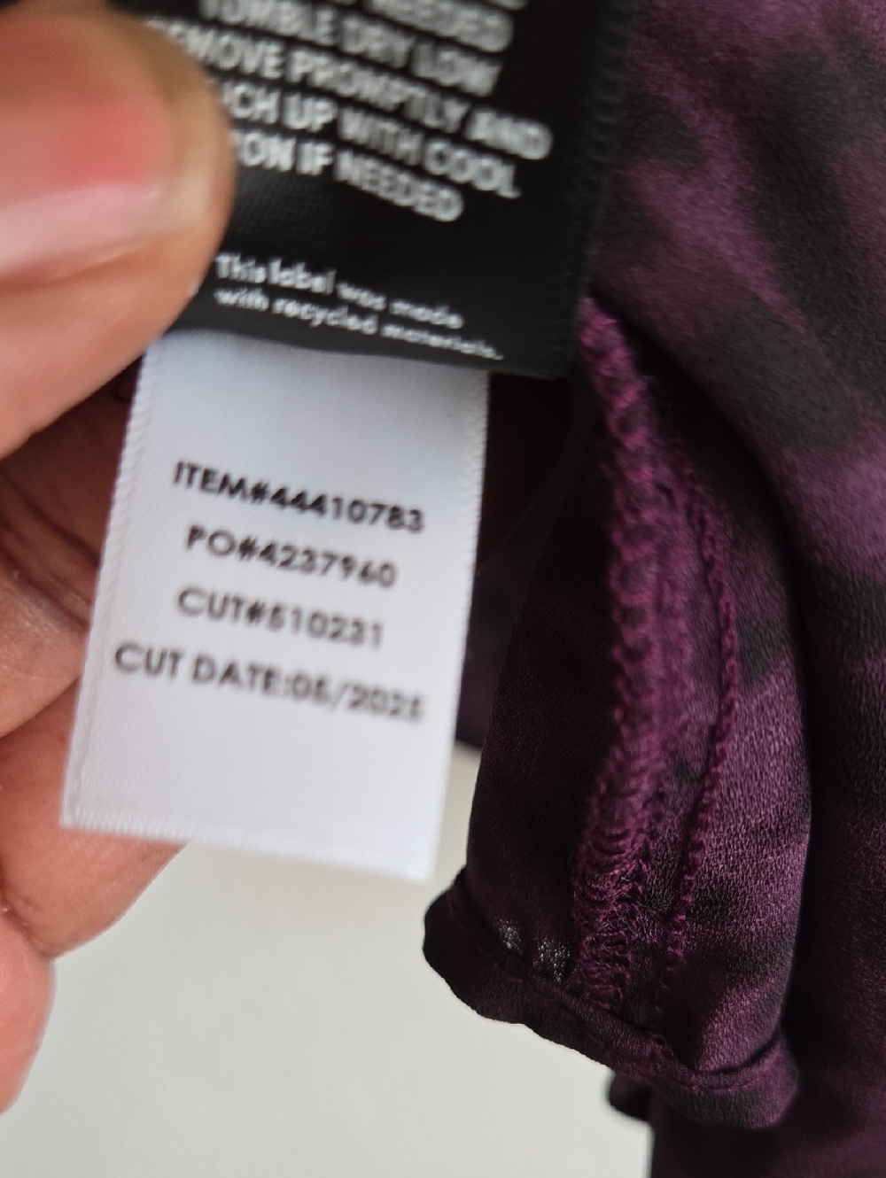 torrid Harper Plum Leopard Print V-Neck Ruffle Sleeve Blouse Size 1X - Picture 11 of 11